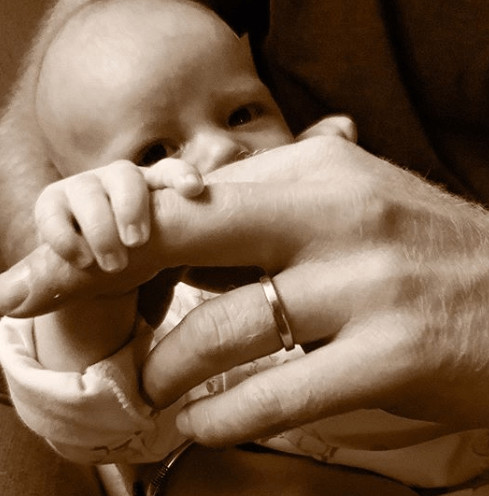 Archie with his father